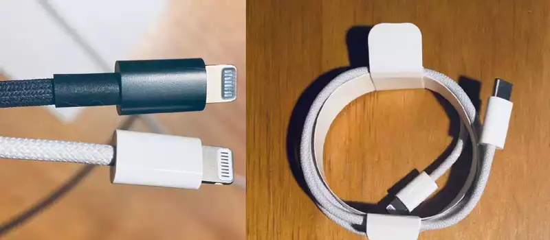 Flashy braided USB-C for Iphone12 to Leak Lightning Cable