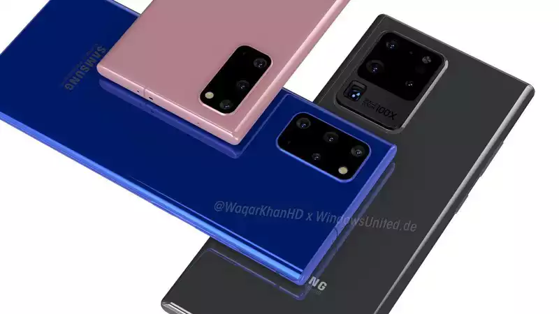 Samsung Galaxy Note 20 Plus camera leak just put iPhone12 on notification