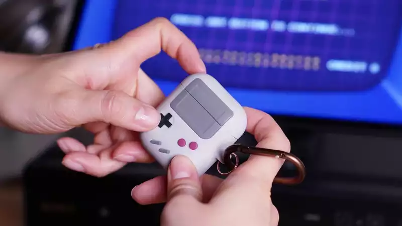 Your geek dream AirPods case looks like a little game boy