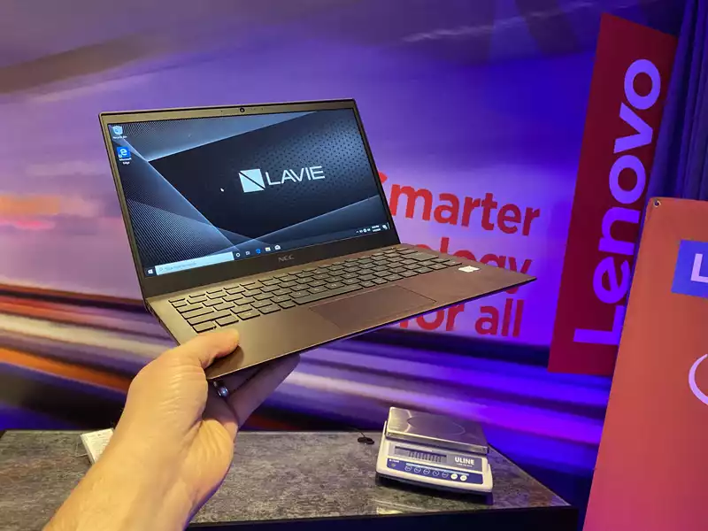 This crazy light 18 pound laptop blew my mind at CES2020