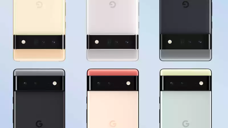 Google Pixel6 and Pixel6Pro Colors — here are your options