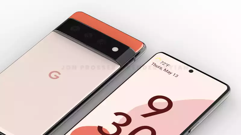 Google Pixel6 Leak reveals iPhone13 rival design