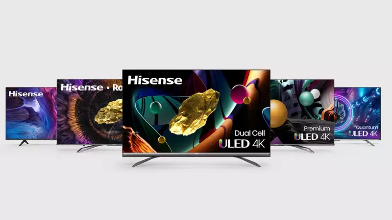 Hisense2021tv lineup: LED, Dual cell, 8K Roku TV, etc