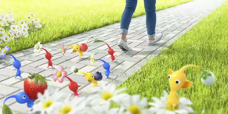 Pikmin AR gameplay revealed during the public test - the cutest Cardio Workout ever