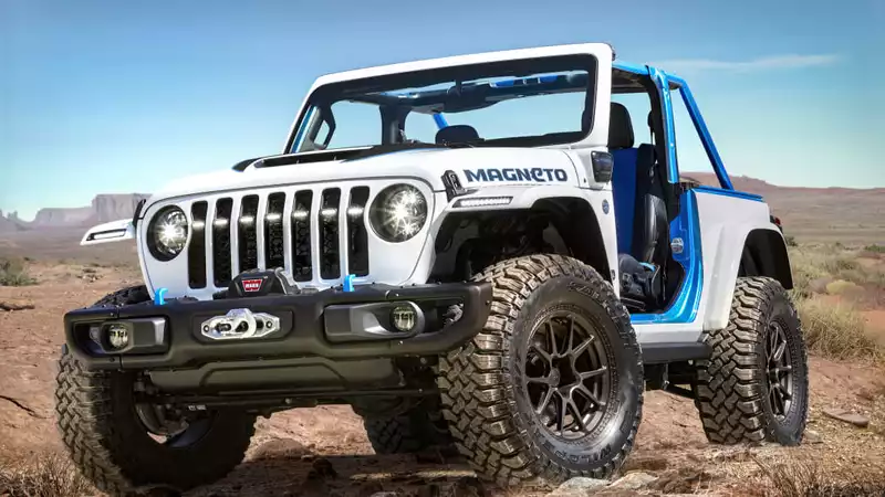 All electric Jeep magnet concept is off-roader Tesla can not match