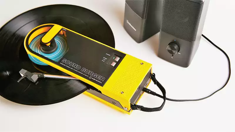 Audio Technica's Radical Sound Burger Portable Turntable re-released