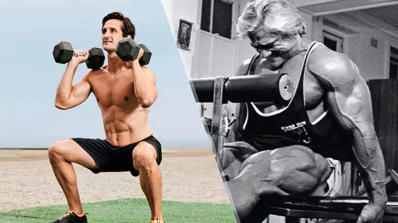 I tried to train tom Platz's legs — that's what happened