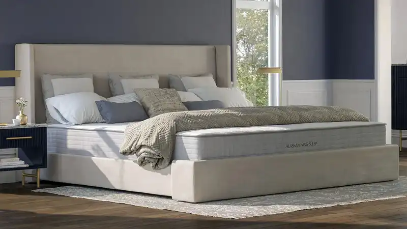 Nolah has released a large Alaskan king mattress, and it's already on sale — you'll need a huge bedroom for this