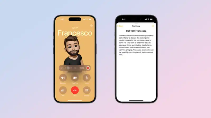 iOS 18 enables call recording and transcript creation - how does it work?